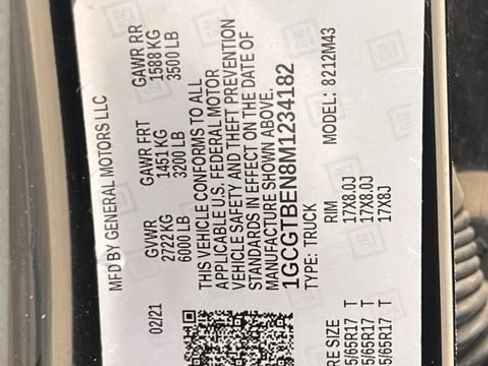 Used 2021 Chevrolet Colorado W/T w/ WT Convenience Package image 31