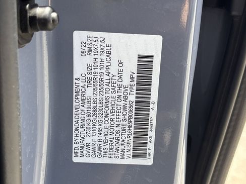 Certified 2023 Honda Odyssey Touring image 32