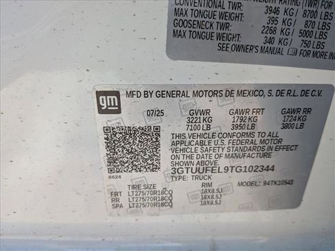 New 2026 GMC Sierra 1500 AT4X w/ AT4X AEV Edition AWD/4WD image 17