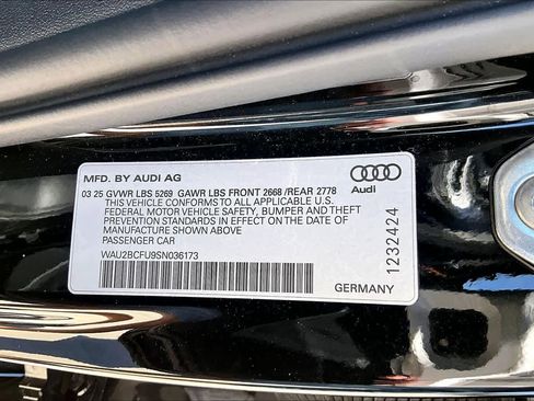 Used 2025 Audi A5 2.0T Premium Plus w/ Premium Plus AWD/4WD image 34