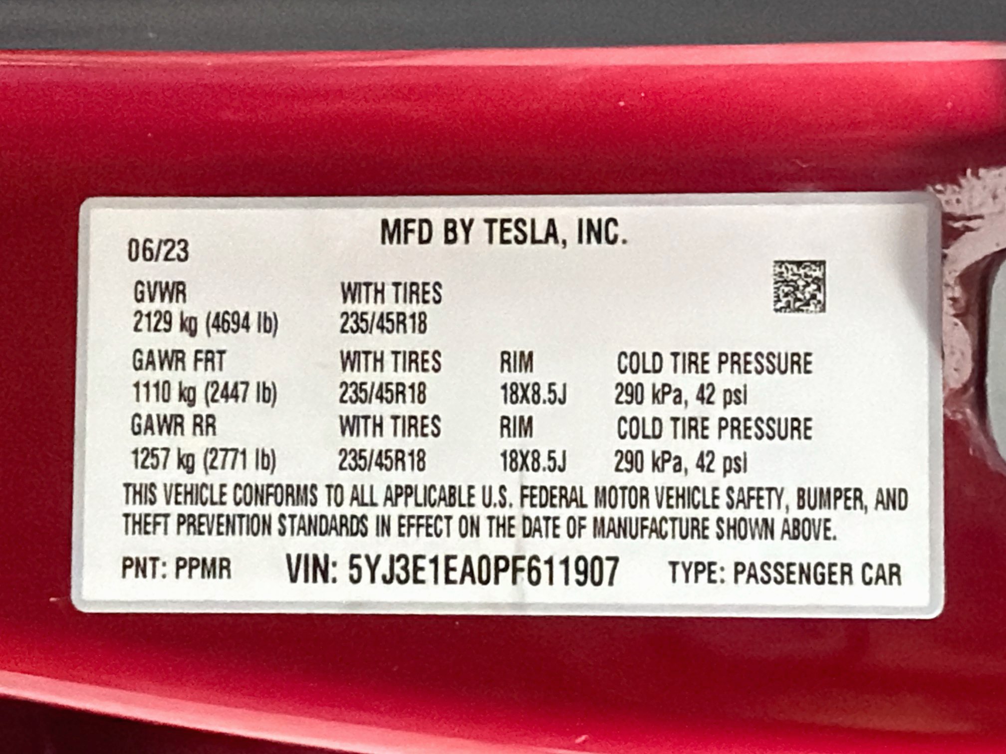 Used 2023 Tesla Model 3 Standard Range RWD image 12