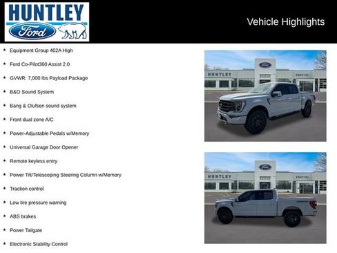 Certified 2023 Ford F150 Tremor w/ Equipment Group 402A High AWD/4WD image 2