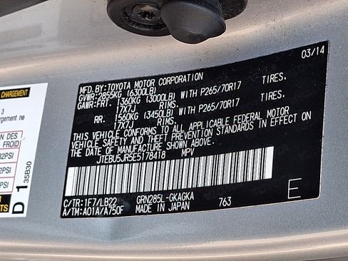 Used 2014 Toyota 4Runner SR5 Premium AWD/4WD image 28