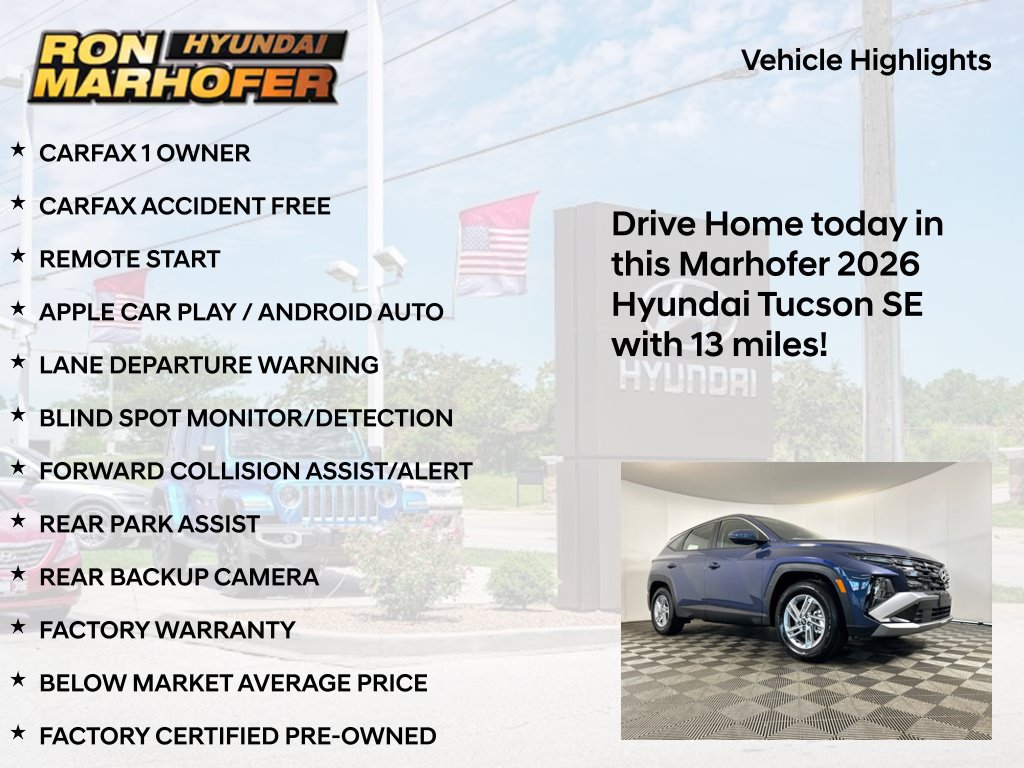Certified 2026 Hyundai Tucson SE FWD image 15