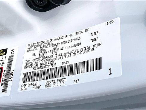Certified 2026 Toyota Tundra Platinum AWD/4WD image 22
