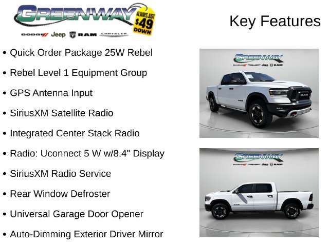 Used 2022 RAM 1500 Rebel w/ Rebel Level 1 Equipment Group AWD/4WD image 2