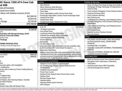 New 2026 GMC Sierra 1500 AT4 w/ AT4 Premium Package AWD/4WD image 17