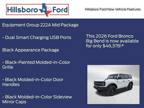 New 2026 Ford Bronco Big Bend AWD/4WD image 15
