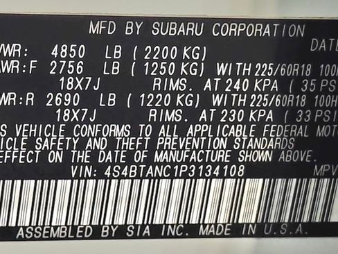 Used 2023 Subaru Outback Limited image 57