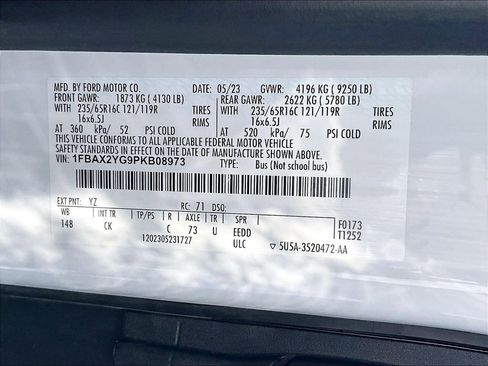 Used 2023 Ford Transit 350 XLT image 19