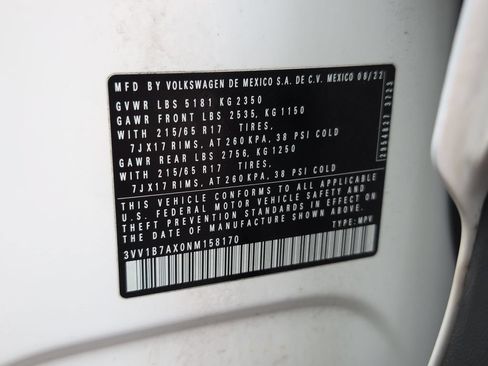 Used 2022 Volkswagen Tiguan S FWD image 41