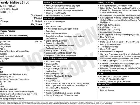 Used 2024 Chevrolet Malibu LS FWD image 2