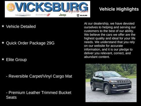 Used 2023 Jeep Compass Limited w/ Elite Group AWD/4WD image 25