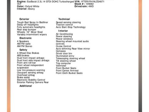 Used 2022 Ford Ranger XL w/ XL Power Equipment Group image 30