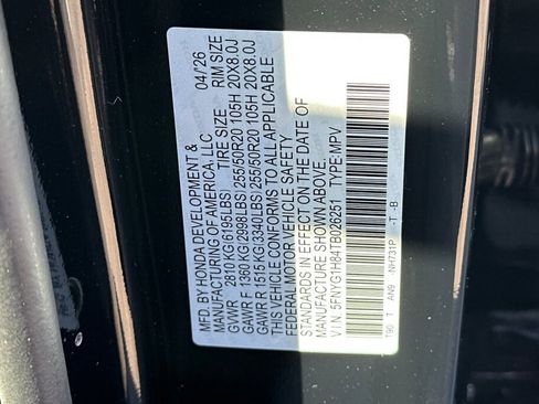 New 2026 Honda Pilot Elite image 35