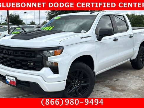 Used 2023 Chevrolet Silverado 1500 Custom w/ LPO, Dark Essentials Package image 1