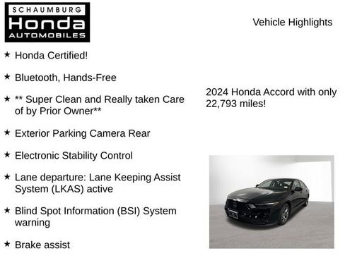 Used 2024 Honda Accord EX image 14