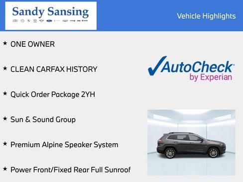 Used 2022 Jeep Cherokee Latitude Lux w/ Sun & Sound Group FWD image 7