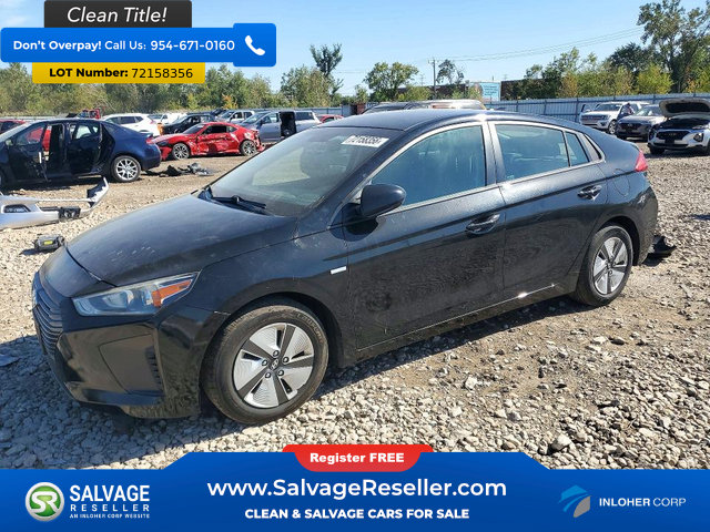 Used 2017 Hyundai Ioniq Blue FWD image 1