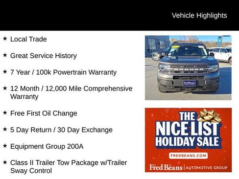 Certified 2022 Ford Bronco Sport Big Bend w/ Convenience Package image 3