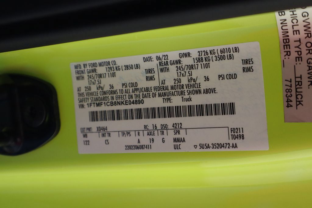 Used 2022 Ford F150 XL w/ Equipment Group 101A High RWD image 35