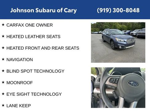 Used 2015 Subaru Outback 3.6R Limited AWD/4WD image 6
