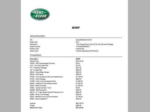 Used 2017 Land Rover Range Rover Sport Supercharged image 3