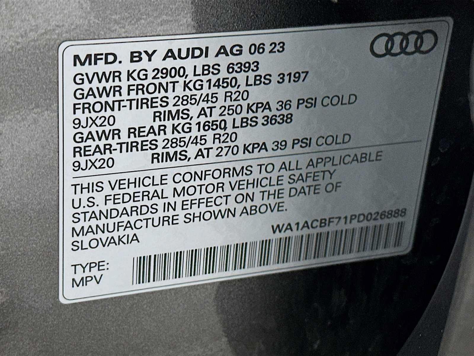 Certified 2023 Audi Q7 2.0T Premium w/ Convenience Package AWD/4WD image 32