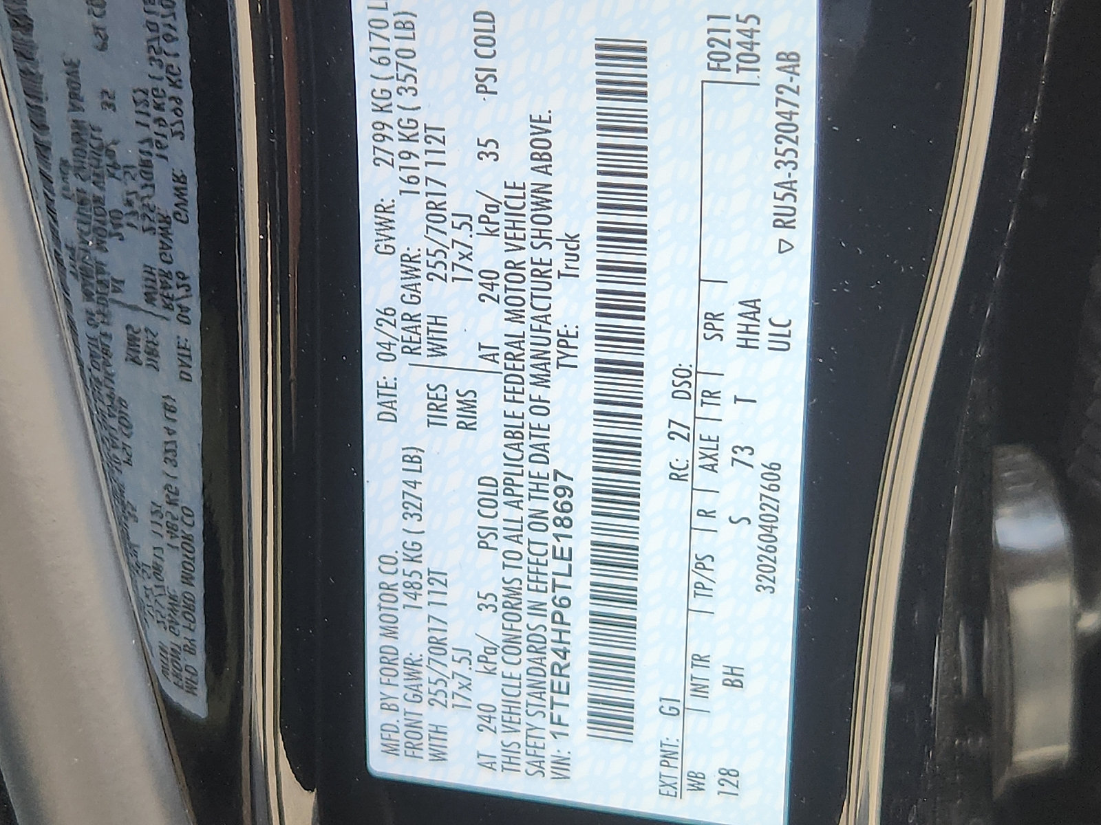 New 2026 Ford Ranger XLT AWD/4WD image 19