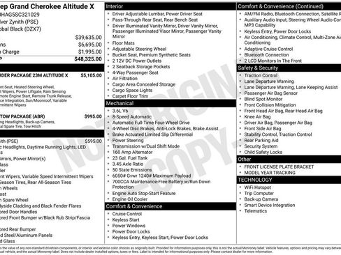 Used 2025 Jeep Grand Cherokee Altitude AWD/4WD image 33