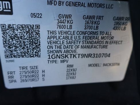 Used 2022 Chevrolet Tahoe High Country w/ Max Trailering Package image 39