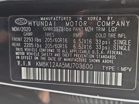 Used 2021 Hyundai Kona SE w/ Cargo Package FWD image 30