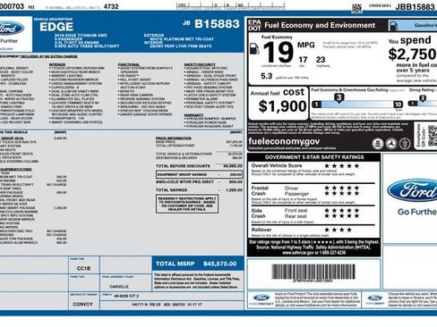 Used 2018 Ford Edge Titanium w/ Equipment Group 301A image 11