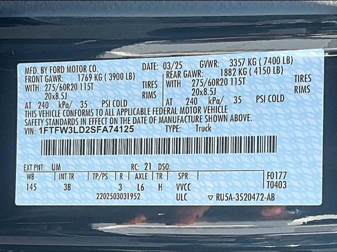 New 2025 Ford F150 XLT w/ Equipment Group 303A High image 13