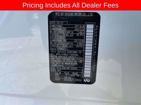 Used 2021 INFINITI QX50 Luxe FWD image 36