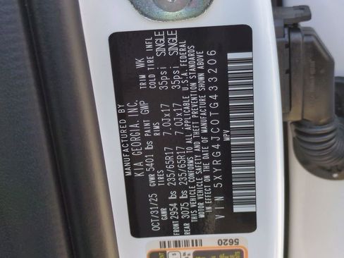 New 2026 Kia Sorento LX image 32