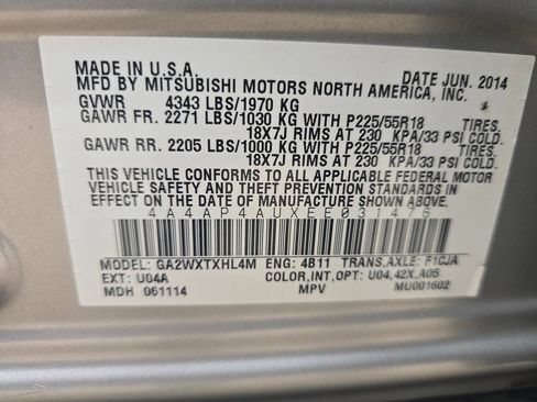 Used 2014 Mitsubishi Outlander Sport SE FWD image 36