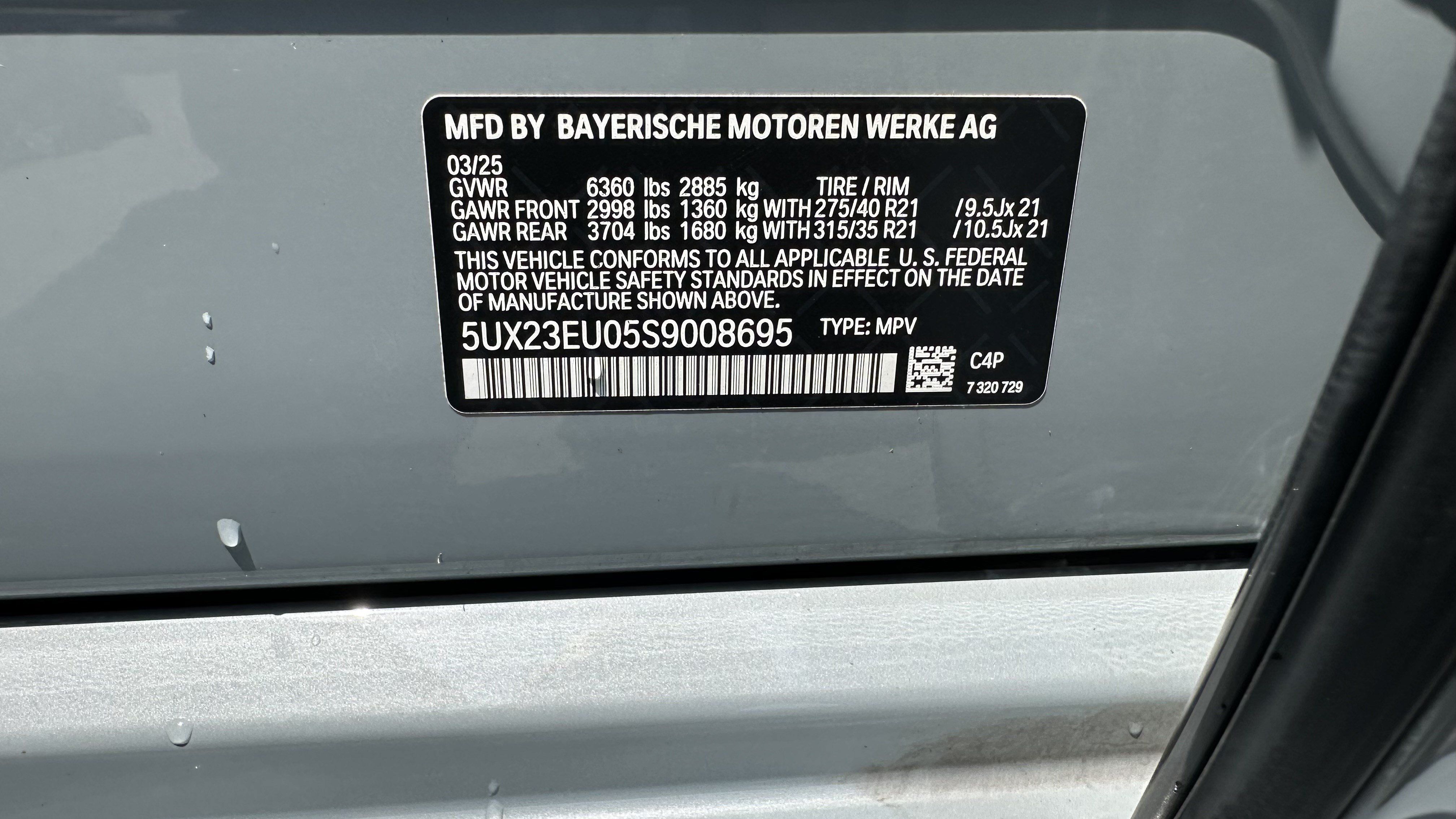 Certified 2025 BMW X5 xDrive40i w/ M Sport Package AWD/4WD image 34