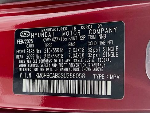 Certified 2025 Hyundai Kona SEL image 25