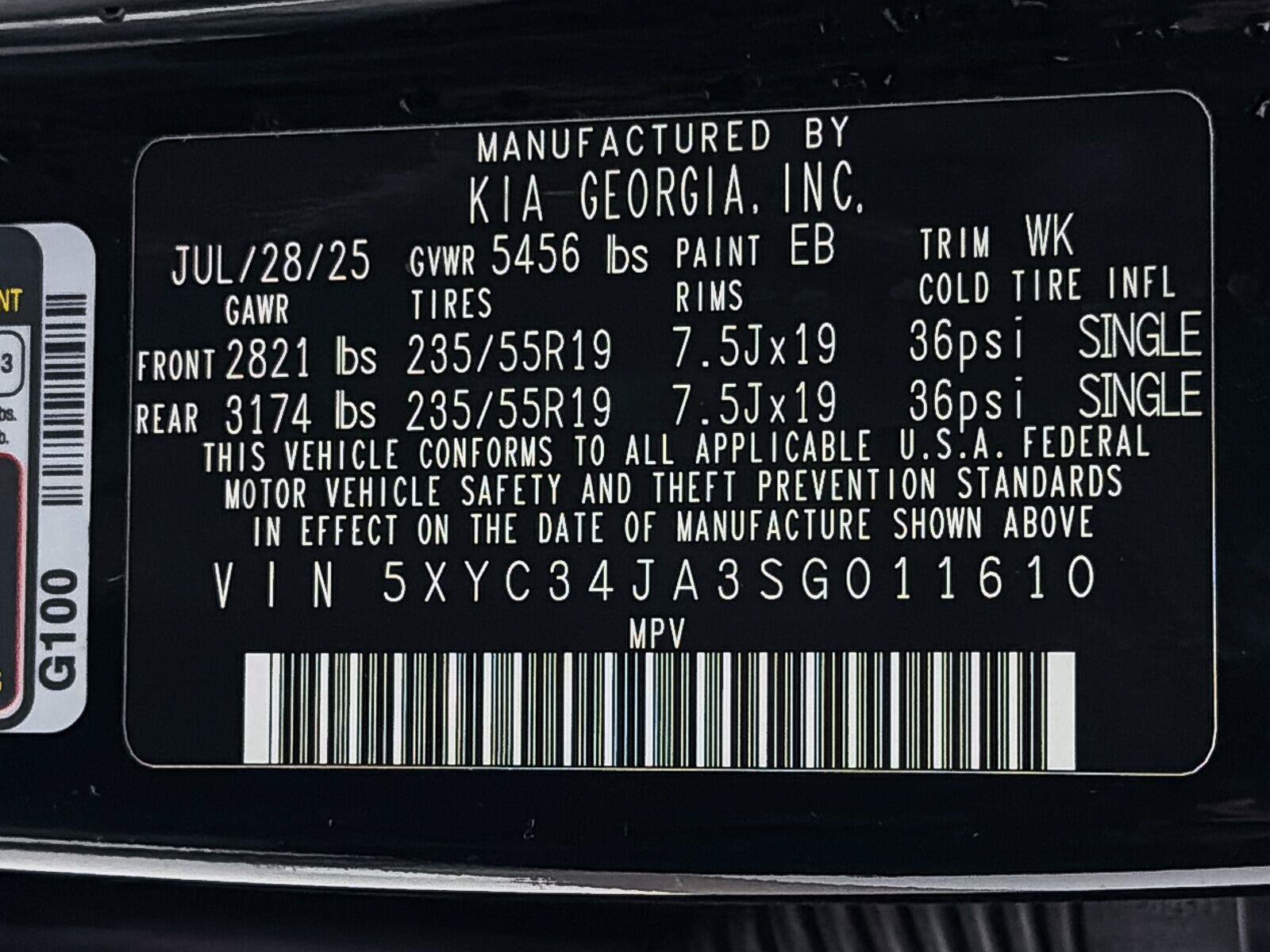 Used 2025 Kia EV6 Light w/ Light LR Technology Package RWD image 29