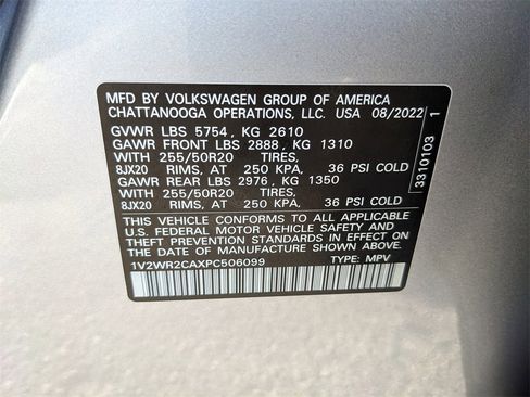 Certified 2023 Volkswagen Atlas SE image 41