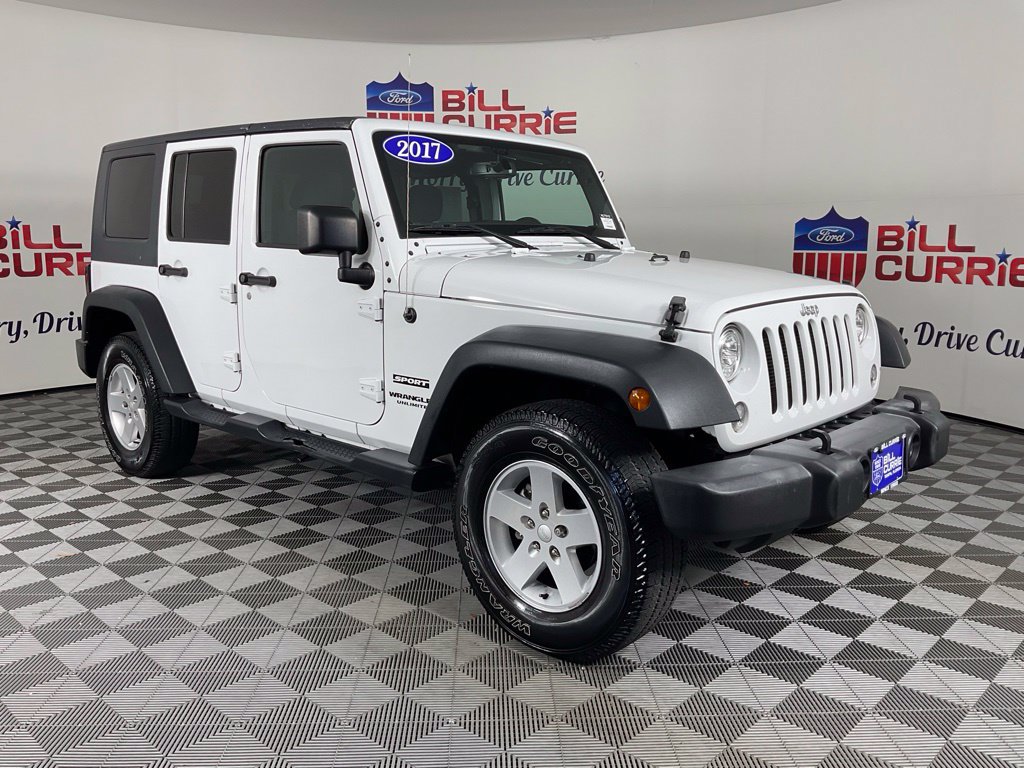 Used 2017 Jeep Wrangler Unlimited Sport w/ Quick Order Package 24S AWD/4WD image 1