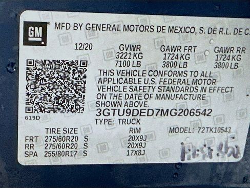 Used 2021 GMC Sierra 1500 SLT w/ SLT Premium Plus Package image 32