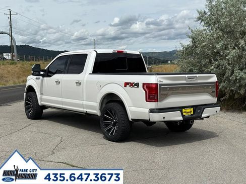 Used 2017 Ford F150 Platinum w/ Equipment Group 701A Luxury AWD/4WD image 3