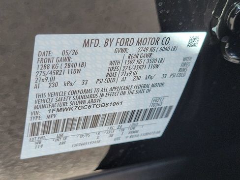 New 2026 Ford Explorer ST w/ Sun And Sound Package RWD image 33