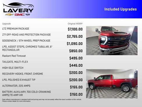 Used 2025 Chevrolet Silverado 3500 LTZ w/ LTZ Premium Package AWD/4WD image 7