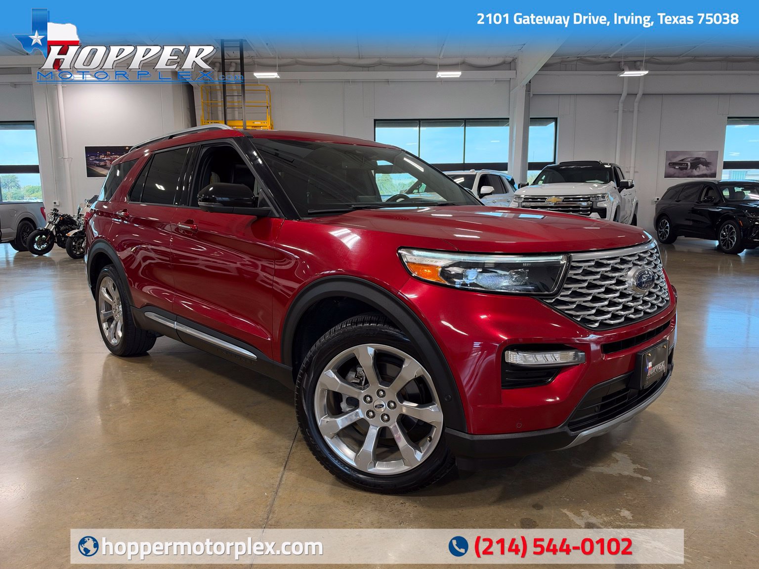 Used 2020 Ford Explorer Platinum w/ Premium Technology Package AWD/4WD 360° Tour