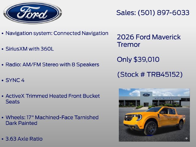 New 2026 Ford Maverick Tremor AWD/4WD image 12
