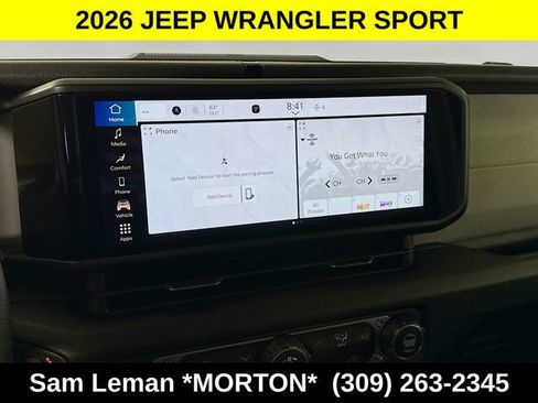 New 2026 Jeep Wrangler Sport image 14
