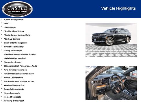 Used 2021 Jeep Grand Cherokee L Summit w/ Luxury Tech Group V image 4